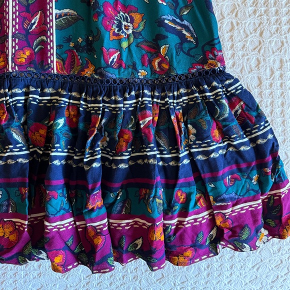 Soft Surroundings Allene Maxi Dress Floral Boho Pockets Women’s Med Petite - Picture 13 of 16